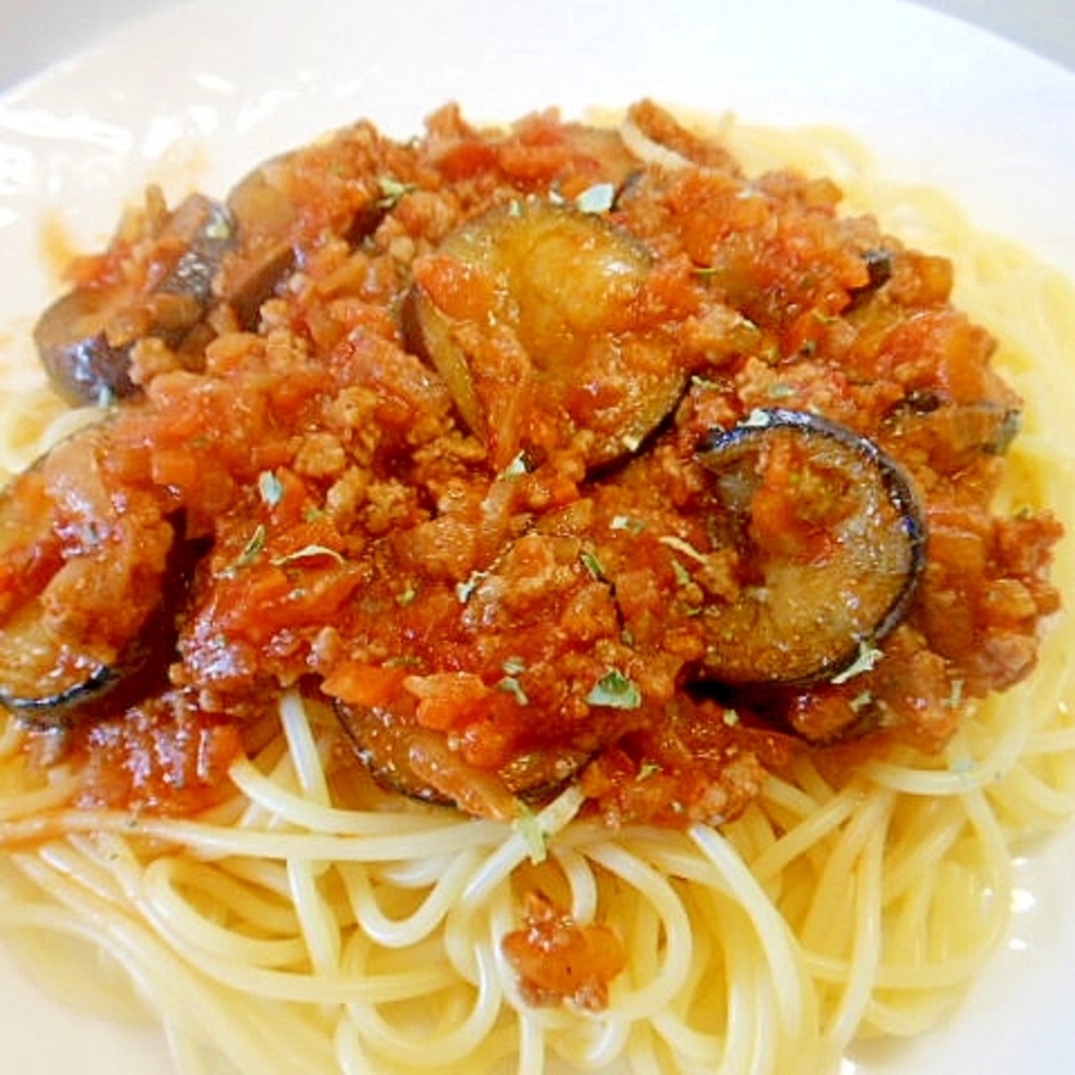 茄子入りミートソースパスタ レシピ 作り方 By アルプスの乙女 楽天レシピ 茄子入りミートソースパスタ レシピ 作り方 By アルプスの乙女 楽天レシピ